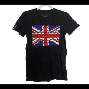 Nations UK Logo Flag Tee Short Sleeve Black